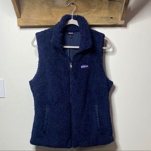 COPY - Blue Patagonia fuzzy vest
